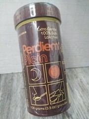 Vtg PERDIEM PLAIN 100% BULK LAXATIVE 3.5 oz ORIGINAL TIN TUBE SEALED ( AD-PROP)