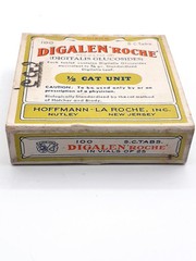 Vintage 1930’s-1940’s Digalen Roche NOS Hoffman-La Roche, Inc. Nutley NJ 4 Tubes