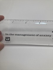 VINTAGE TRANXENE PHARMA COLLECTIBLE RULER DRUG REP PROMO VINTAGE SWAG