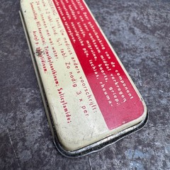 Vtg c.1960s ZWITSALETTEN Advertising Medical Tin – GERMAN – EMTPY / NO CONTENTS