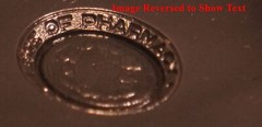 Antique MILTON SCHOOL OF PHARMACY Ring Top or Pin STEEL STAMPING DIE JN1778