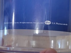 Pharma Lyrica Drug Rep Promo Apothecary Jar Doctors Office Pfizer