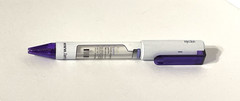 Pharmaceutical Drug Ink Rep Vintage Pen Lantus Collectible Purple White Rare