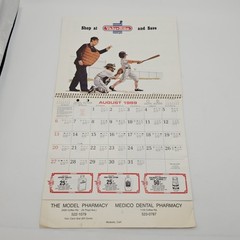 VTG 1989 Valu•Rite Calendar MODESTO, CA The Model Pharmacy Medico Dental COUPONS