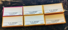 Vntg 1930s Prescription Pill Box C.C. Yockey Correctionsville Iowa Pharmacy Lot