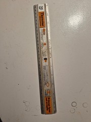 Thorazine Ruler – Metal – SKF – 12 inch – RX Pharmacy – Medicine