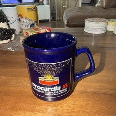 Procardia Ceramic Mug Vintage Drug Rep Pharmaceutical History Advertisement