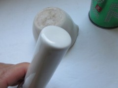 Vtg Coors USA Heavy White Porcelain Lab Mortar & Pestle Apothecary 522-00 14H