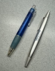 VIAGRA PENS Lot of 2 Metal Ball Point & Plastic Pharmaceutical Promo – Lot of 2