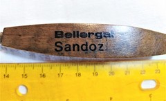 Vintage Berellgal SANDOZ letter opener knife LSD pharmacy Switzerland extra rare