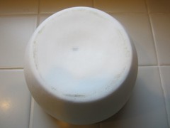 Vtg Coors USA Heavy White Porcelain Lab Mortar & Pestle Apothecary
