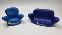 Vintage 1990’s Glaxo Smith Kline Mini Couch Chair Set Pharmaceutical Promo