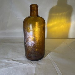 Lehn & Fink New York Brown Glass Apothecary Bottle 3″ X 7″