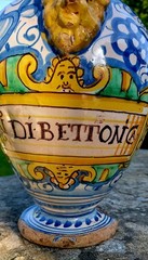 Rare Early 18th-Century Italian Savona Majolica Apothecary Pharmacy Wet Drug Jar