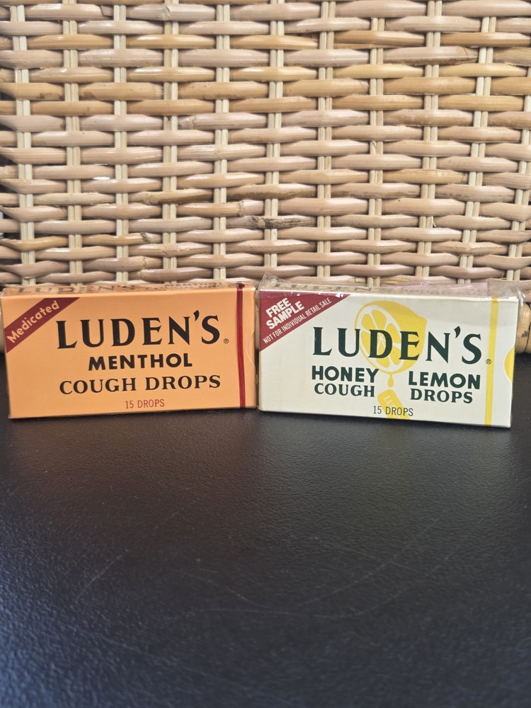 Vintage Ludens Cough Drops Props Movie Set