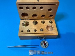 Vintage Fisher USA Scientific Co. Laboratory/Apothecary Metric Weight Set . B3