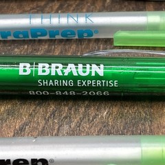 Lot 6 Pharmaceutical Drug Rep Pens Medical, Collectibles, Heavy Metal, Plastic