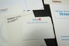Vtg Drug Rep Pharmaceutical Partial Sticky Notes Notepads Ephemera Pharma Lot