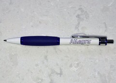 Pharmaceutical Advertising ALLEGRA Drug Rep Paper Mate Click Pen w/ Grip Writes