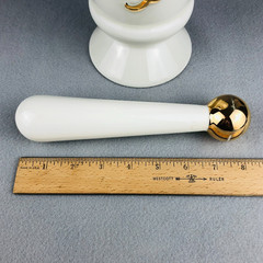 OWENS ILLINOIS Pharmacy Mortar Pestle VTG Porcelain BIG APOTHECARY STORE DISPLAY