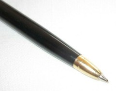Hard to Find Black & Gold Lotensin Drug Rep Pharmaceutical Metal Pen Clicker #23
