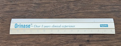 1960s Upjohn Orinase ruler metal souvenir physician promo Diabetes Sulfonylurea