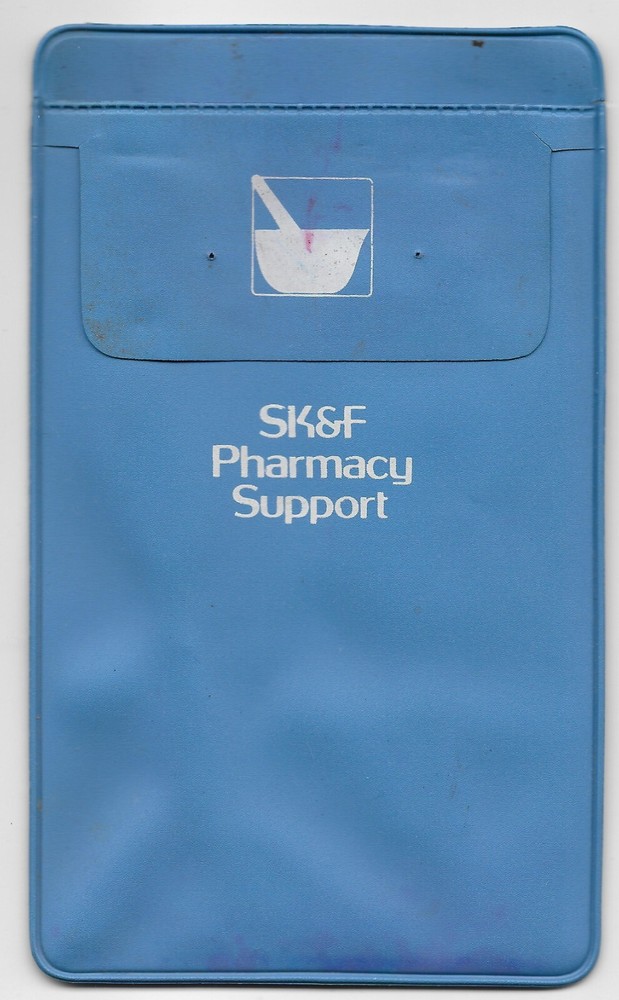 *HTF* Vtg 1970’s Drug Rep Promo SK&F Pharmaceutical Used Pocket Protector *VG*