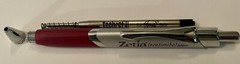 New Zetia Lot of 5 Metal and Plastic Refillable Pens Pharmaceutical Drug Rep