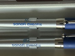 SANOFI AVENTIS COMPANY LAUNCH Pharmaceutical Rep PEN/PENCIL IN CASE