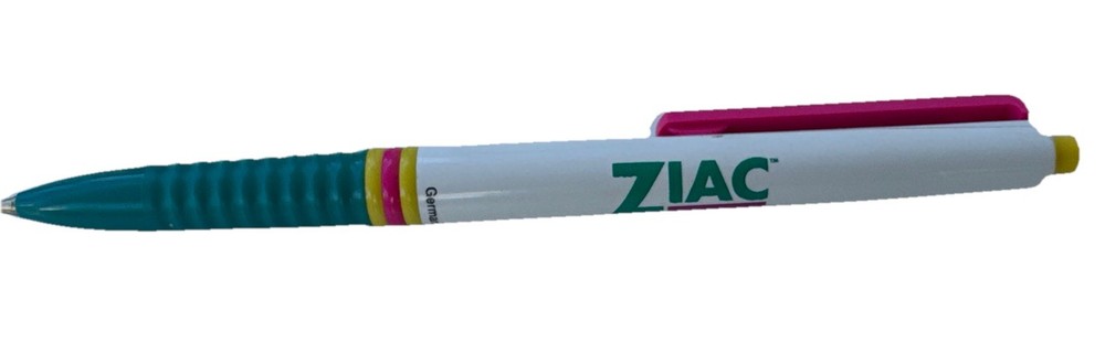 ZIAC Pharmaceutical Promo Pen Procter Gamble Retro RX Ad Germany