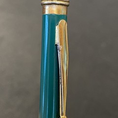 Vtg PFIZER Pharmaceutical Drug Advertising Sales Rep Pen Norvasc Blue Teal Green