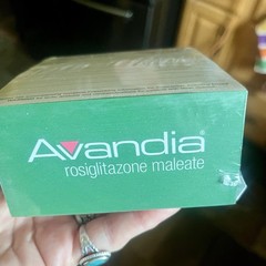 Avandia 4″ x 4″ Pharmaceutical Drug Rep Paper Note Pad, New Sealed