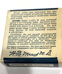 Vintage Dr. Mean’s Headache Pills 1950’s