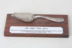 1960’s AWFUL TASTE SPOON Used for Bitter Medicines, on Wood Made in Spain