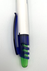 Pfizer EXUBERA Collectible Drug Rep Click Pen Blue White Green