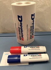 VTG DEPAKOTE ER PAPERWEIGHT HOLDS # 2 MARKERS included PHARMA REP LOGO NEW