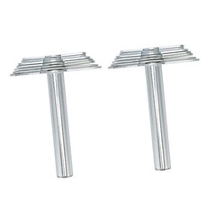 2PCS Cork Borer Stainless Steel Manual Cork Rubber Stopper Borer Tool For