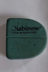 Diabinese Pfizer Promo Pharmaceutical Drug Rep Advertising Eraser Vtg