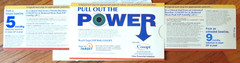 2000 PULL OUT THE POWER Prescribe COSOPT MERCK Pharmaceutical Mail Piece