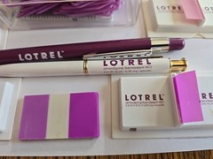 LOTREL Metal Pens Sticky Note Pads Paperclips Pharmaceutical Drug Rep Promo VNTG
