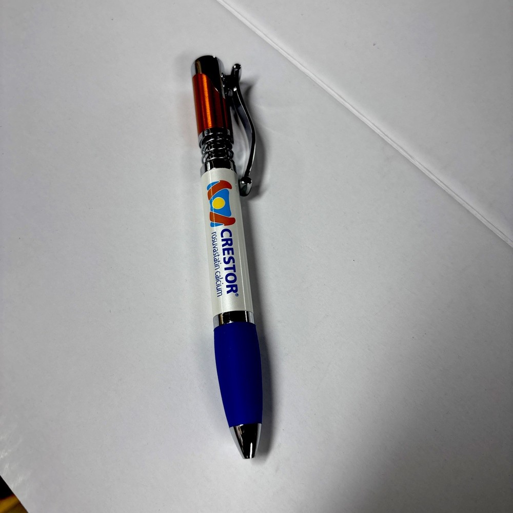 Crestor Pharmaceutical Rep Collectible Heavy Metal Pen