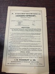 Antique Medical Brief Pharmaceutical Advertising Sheets c1888 Lot of 5