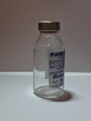 Vintage Empty Paregoric Morphine Vial