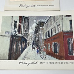 1963 Pfizer Renese Drug Advertising Distinguished Art Prints Brochure Lot Of 4