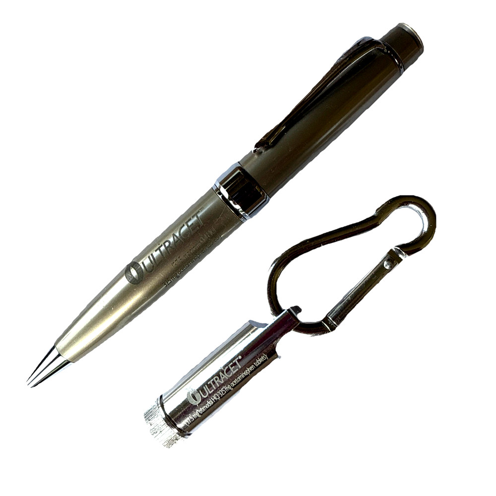 RARE Lot Heavy Metal Drug Rep ULTRACET Collectible Advertising Pen & Light Works