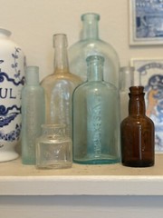 24 Piece Set of Vintage & Reproduction Pharmaceutical Collectibles