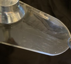 Vintage Chrome & Lucite Apothecary Pharmaceutical Balance Scale MCM Industrial