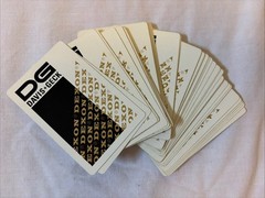 Davis+Geck Dexon Sutures Playing Cards VTG Pharma Advertising Bakelite Case-USA