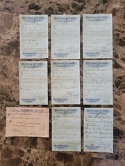 File box & 101 antique prescriptions (1913) – Codeine, Anodyne, Poisons