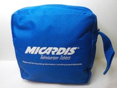 MICARDIS TELMISARTAN DRUG REP TRAVEL BAG (HOLDS PRESCRIPTIONS) 6X6X2 1/2